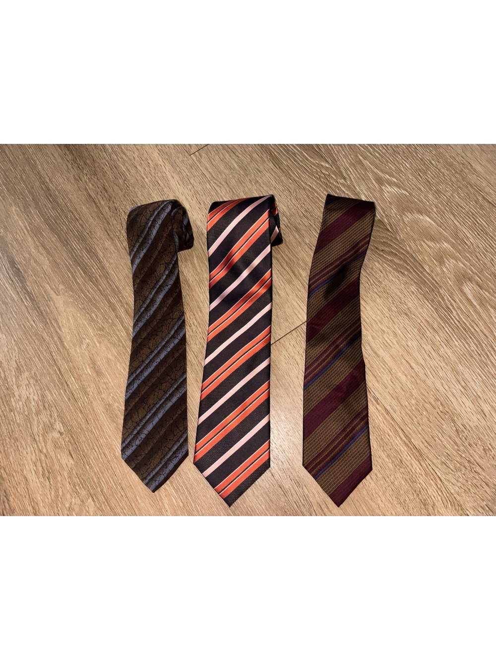 Mens Silk Tie vtg 3 Alexander Julian Charles Jourdan Italy